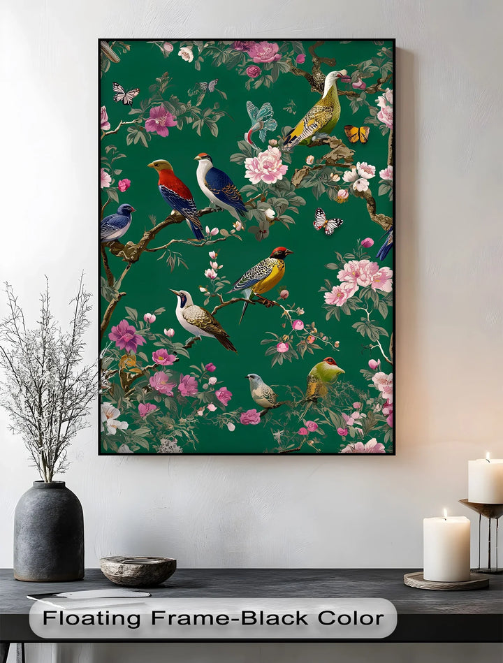 Songbirds and Blossoms – Chino Canvas Print