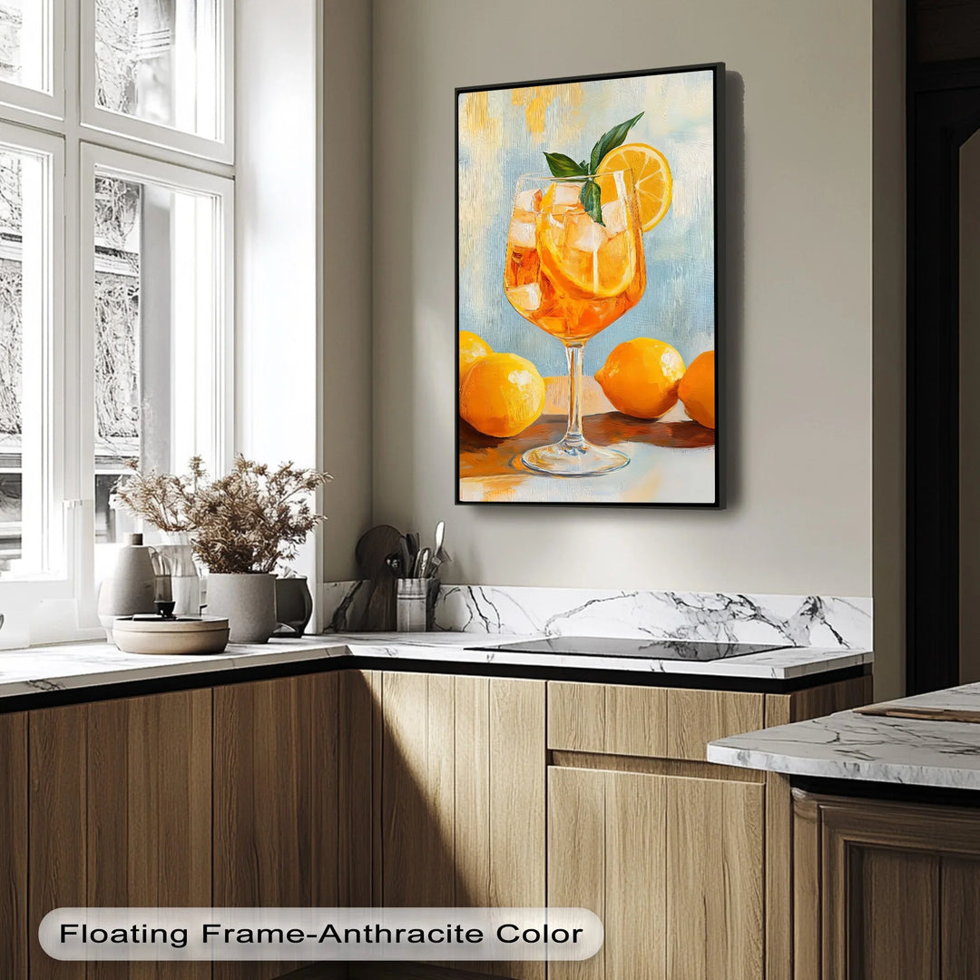 Citrus Bliss – Lemon Cocktail Canvas Print - MyPhotoStation