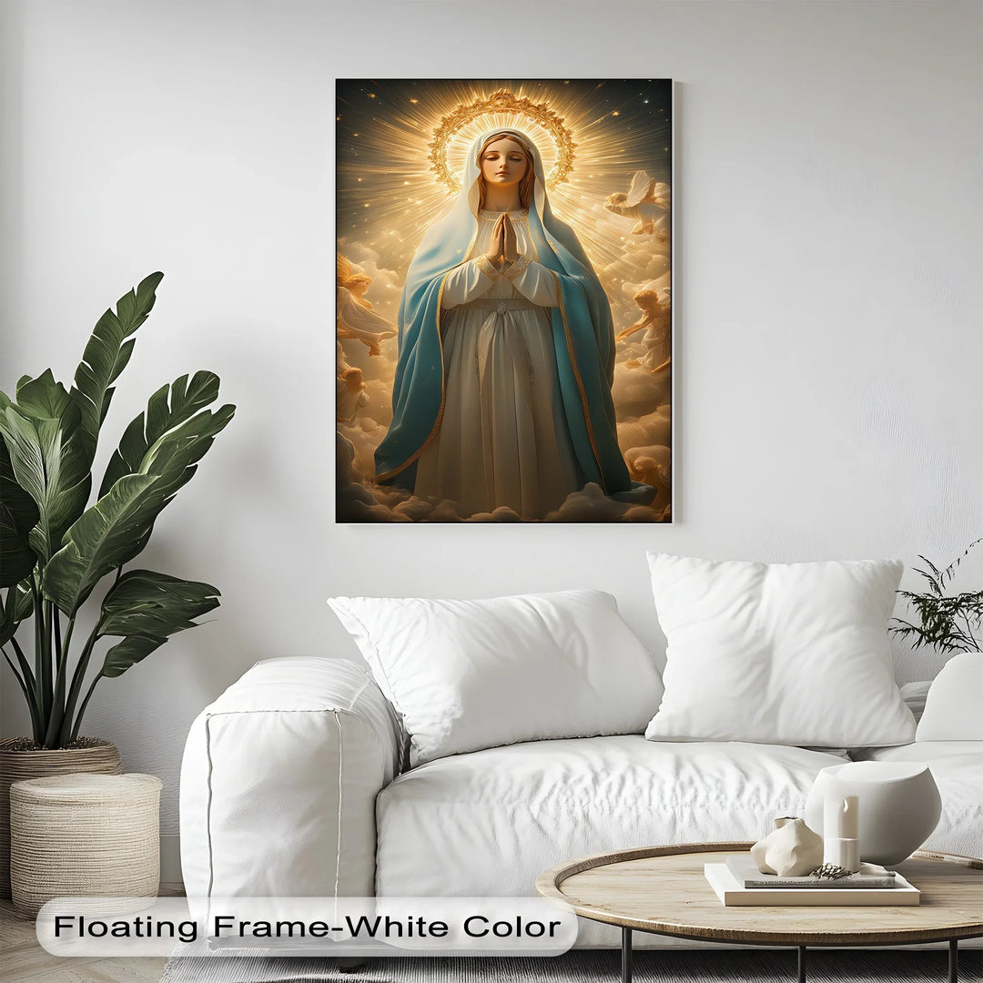 Queen of Heaven – Virgin Mary Canvas Art Print - MyPhotoStation