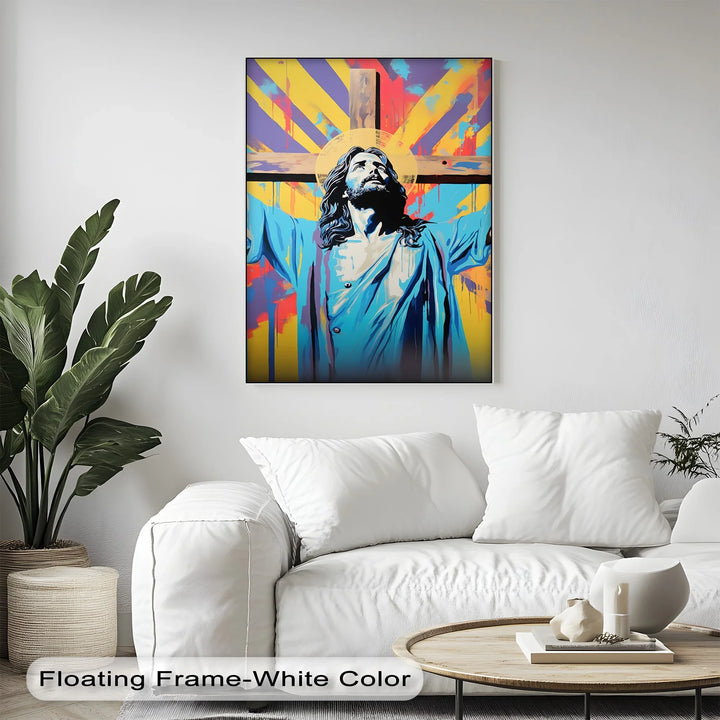 Radiant Savior – Modern Jesus Canvas Prints - MyPhotoStation