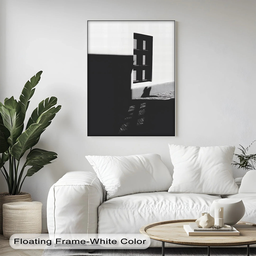Shadow Geometry – Minimalist Window & Light Canvas Prints - MyPhotoStation