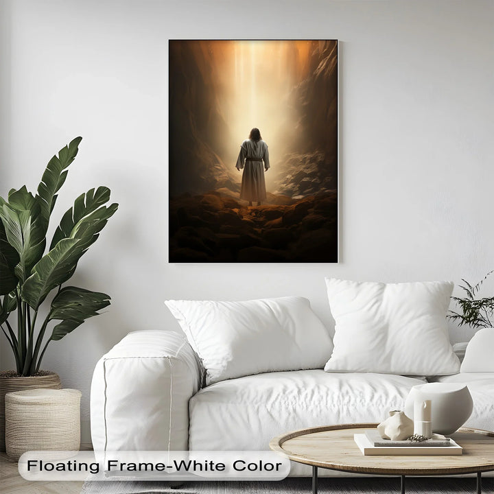 Divine Light – Jesus in the Cave Canvas Prints - MyPhotoStation