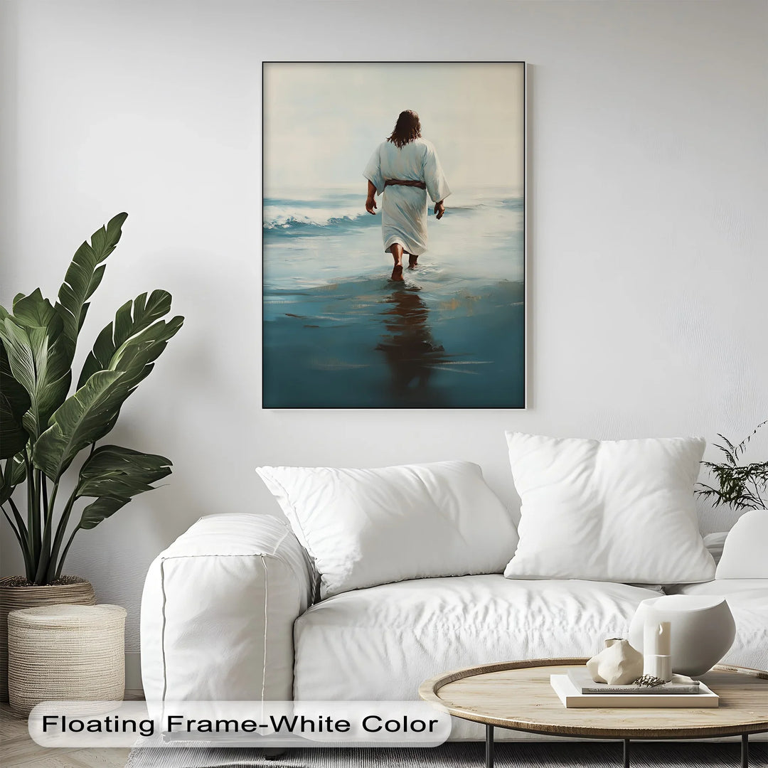 Divine Path – Jesus Walking on Water Canvas Prints - MyPhotoStation