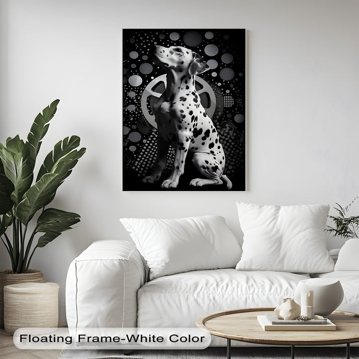 Retro Dalmatian – Puppies Canvas Print
