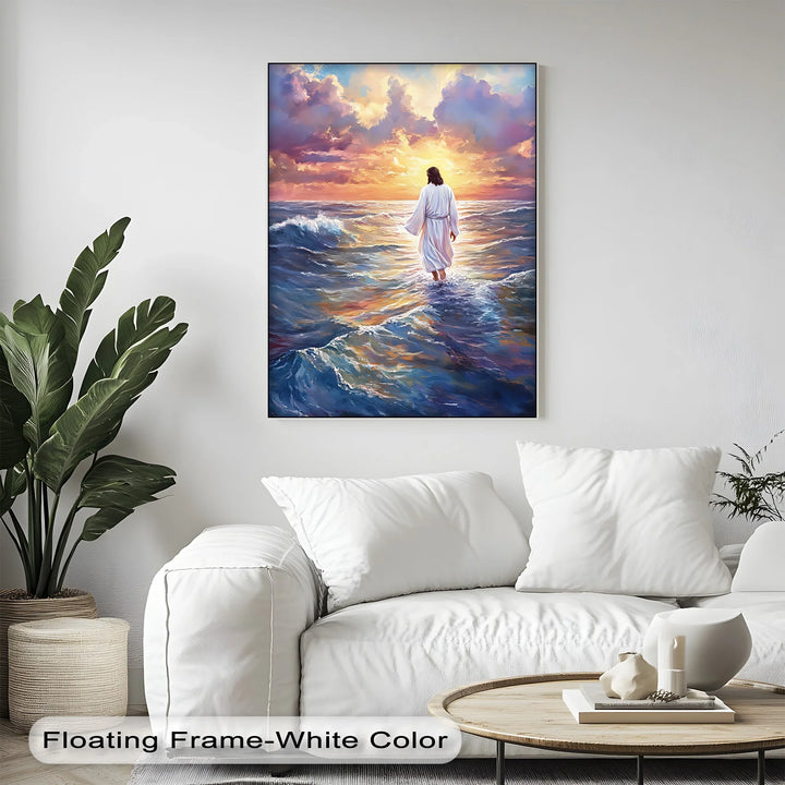 Divine Steps – Jesus Walking on Water Canvas Prints - MyPhotoStation