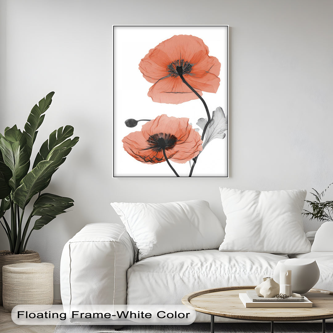 Winterliche Ruhe – Japanische Frau im blauen Kimono, Leinwanddruck | Gerahmtes Kunstwerk