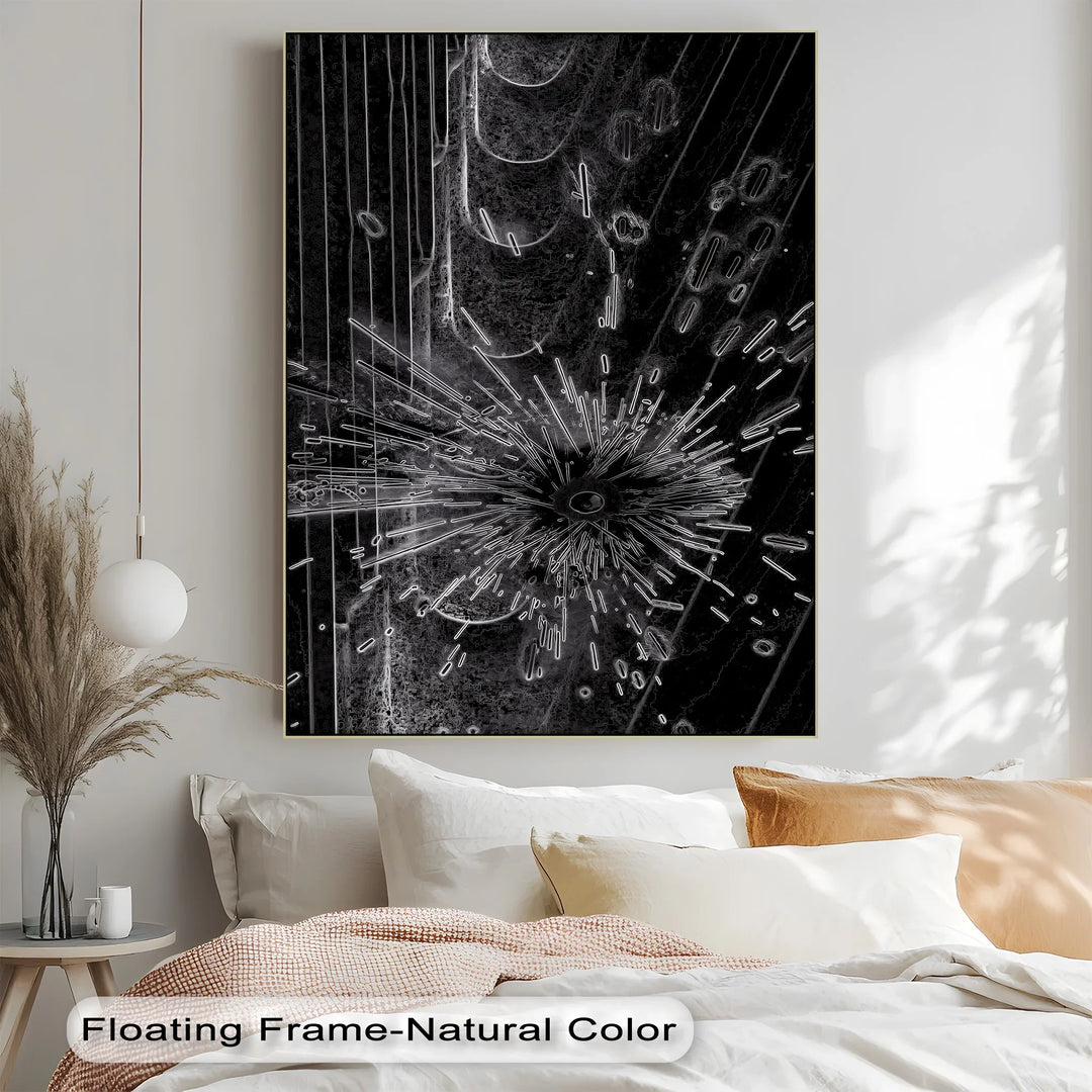 Dark Pulse – Abstract Energy Burst Canvas Prints - MyPhotoStation