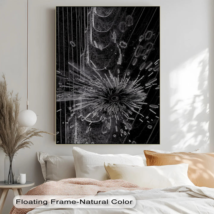 Dark Pulse – Abstract Energy Burst Canvas Prints - MyPhotoStation