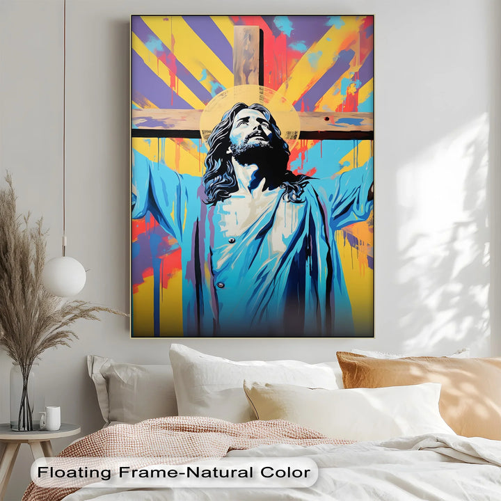 Radiant Savior – Modern Jesus Canvas Prints - MyPhotoStation