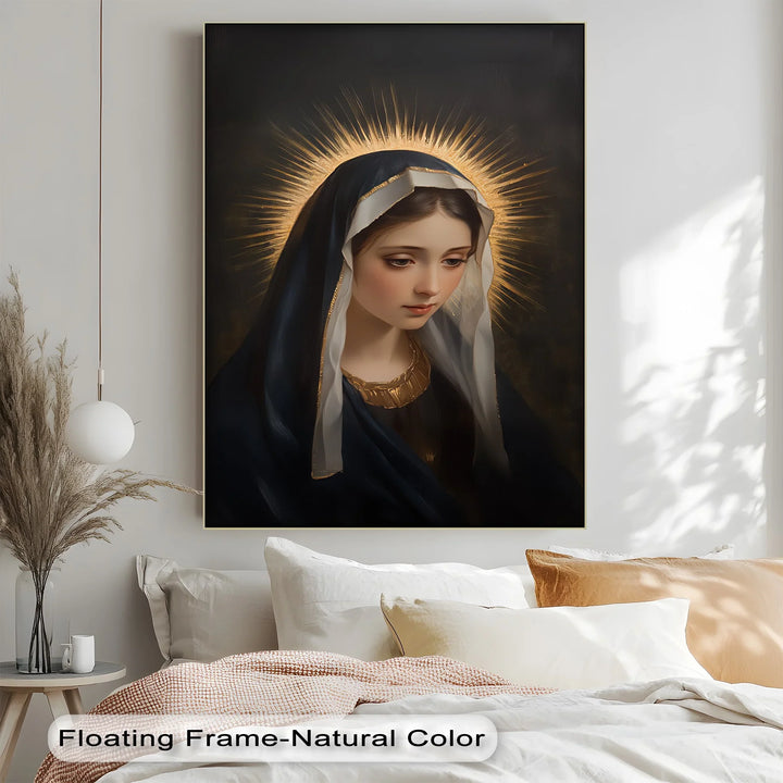 Holy Light – Virgin Mary Canvas Wall Art - MyPhotoStation