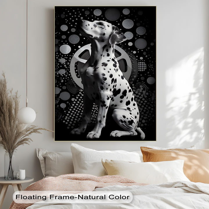 Retro Dalmatian – Puppies Canvas Print