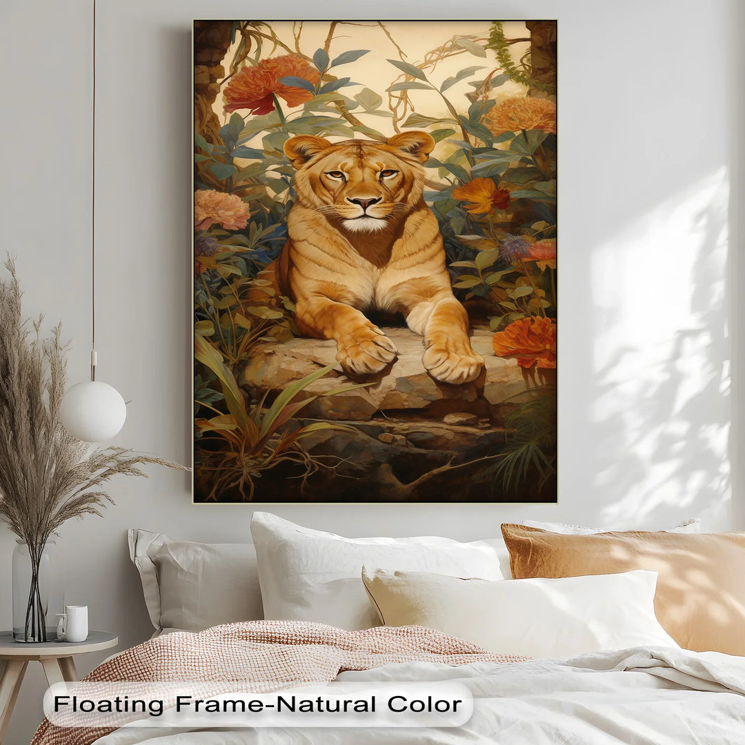 Queen of the Jungle Repose – Animal Canvas Print - MyPhotoStation