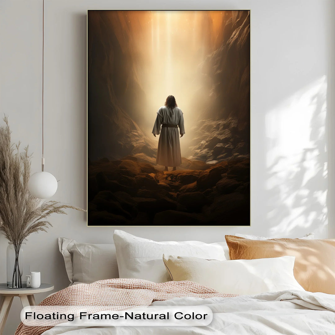 Divine Light – Jesus in the Cave Canvas Prints - MyPhotoStation