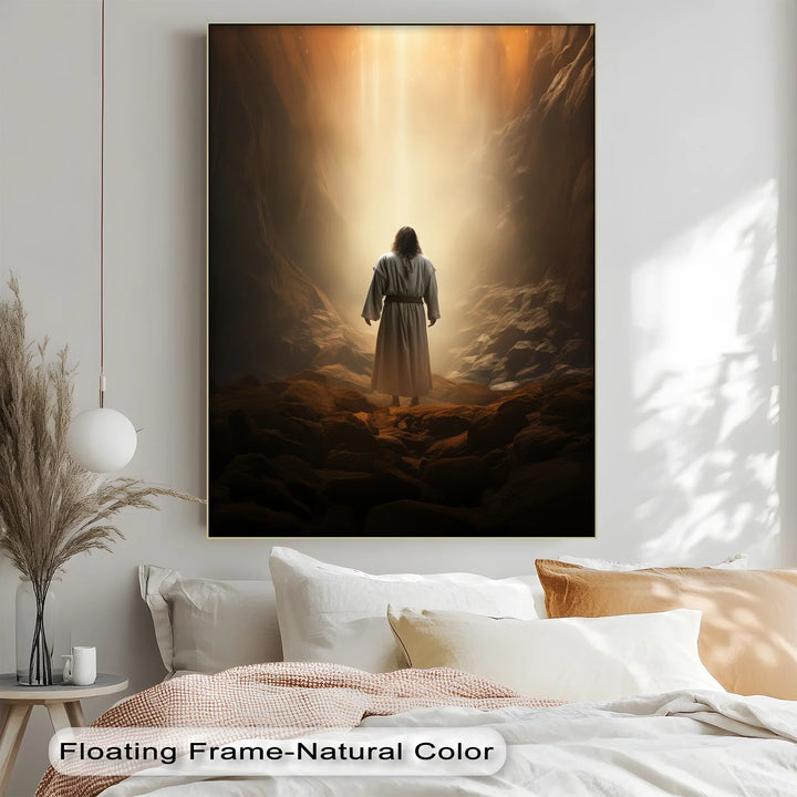 Divine Light – Jesus in the Cave Canvas Prints - MyPhotoStation