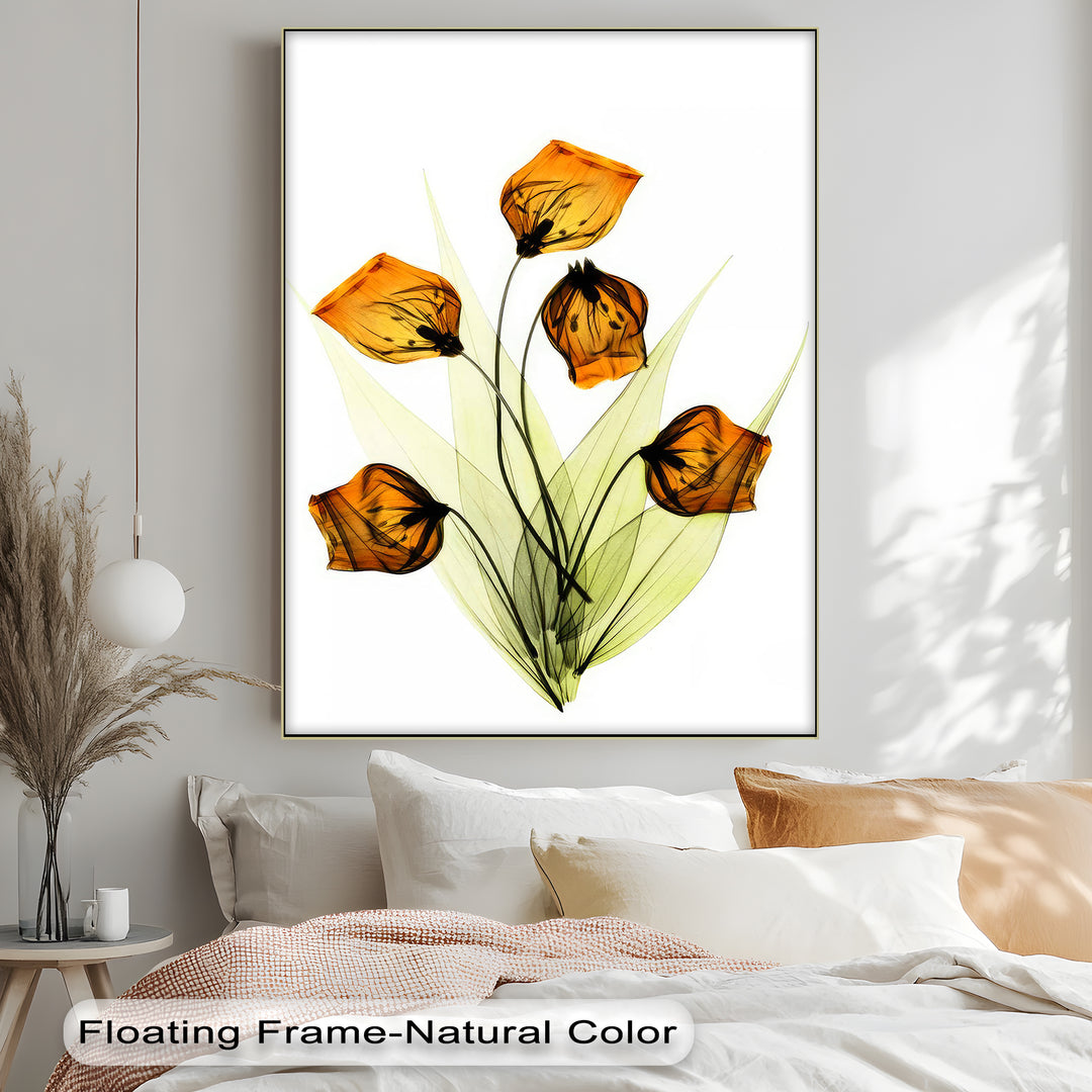 Winterliche Ruhe – Japanische Frau im blauen Kimono, Leinwanddruck | Gerahmtes Kunstwerk