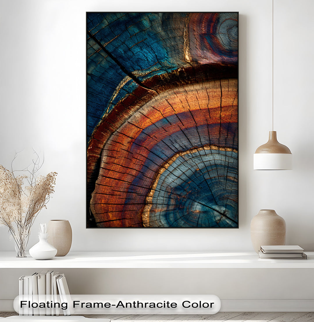 abstract wood wall art canvas
