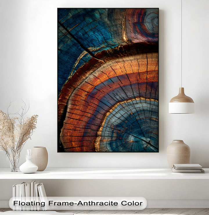 abstract wood wall art canvas
