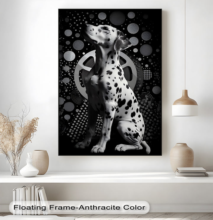 Retro Dalmatian – Puppies Canvas Print