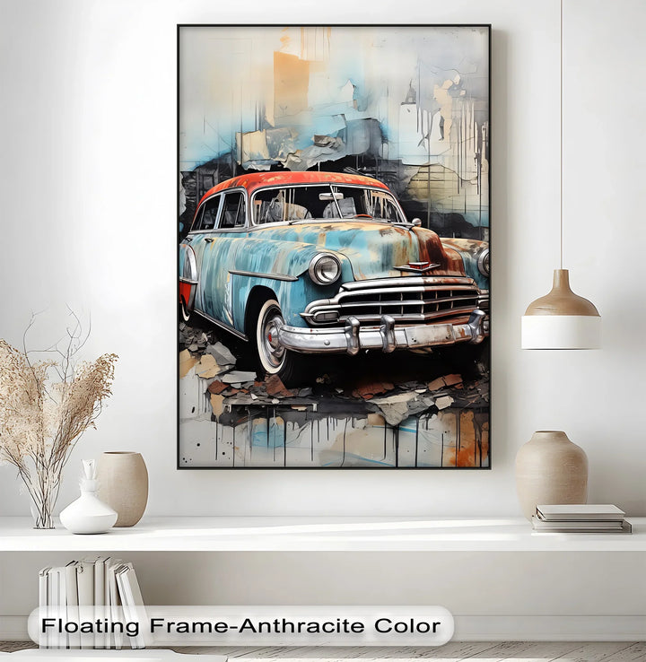 Urban Decay Dreamscape – Car Canvas Print
