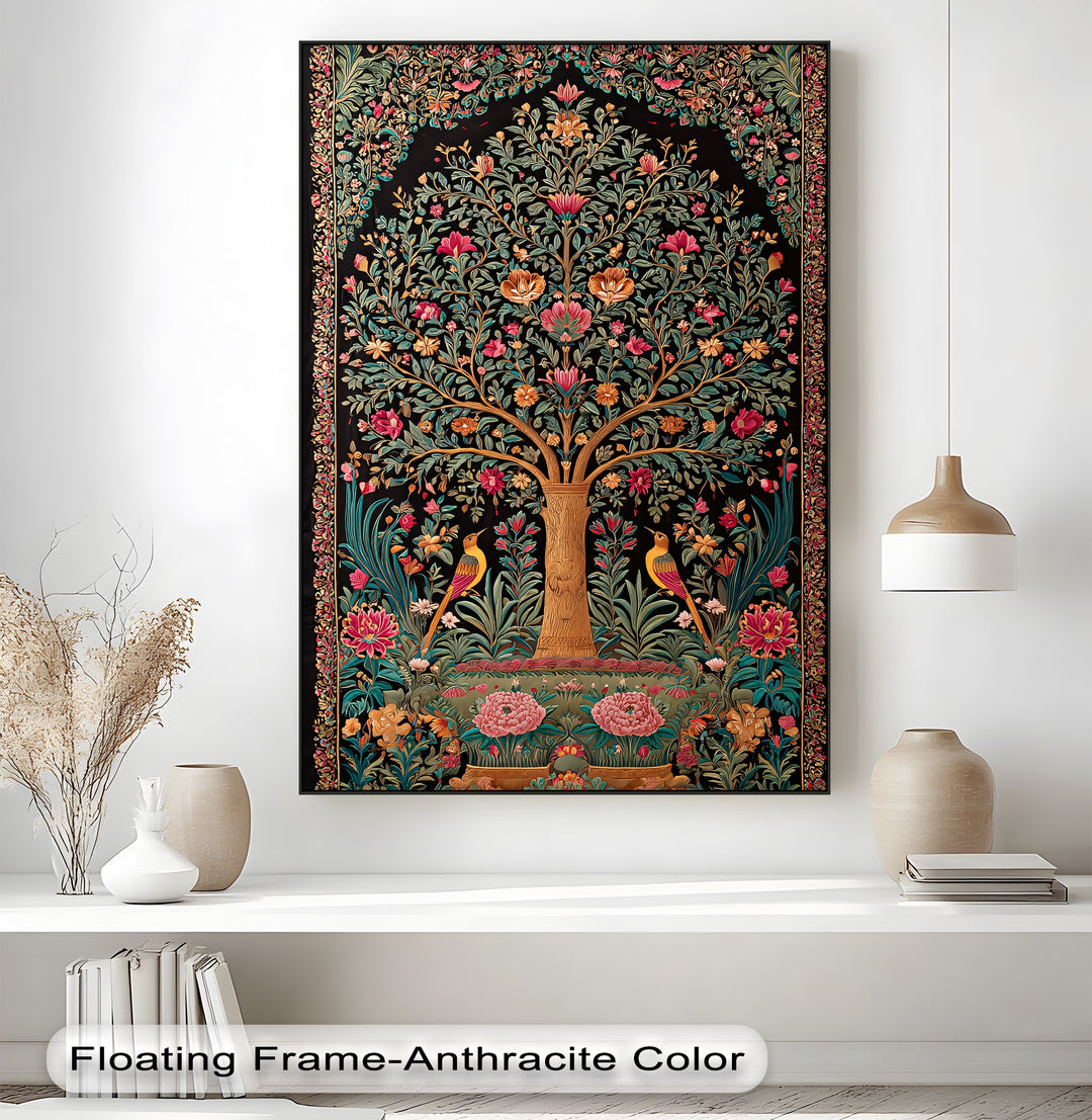 Eternal Blossom – Persian Tree of Life Canvas Print