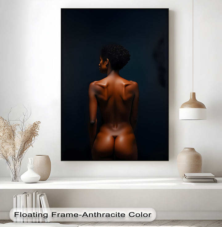 Velvet Shadows – Erotic Canvas Wall Art | Luxury Bedroom Wall Decor