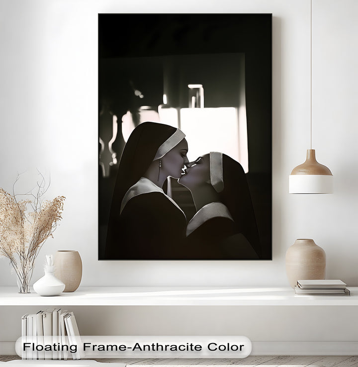 Forbidden Devotion – Erotic Canvas Wall Art | Bedroom Wall Art