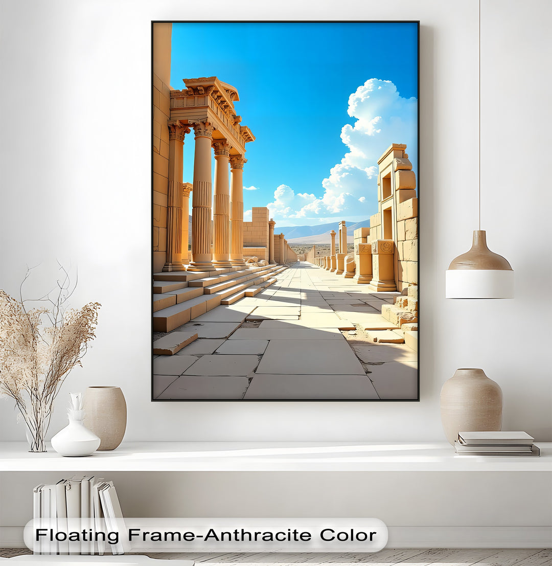 Golden Pathway – Ancient City Canvas Print