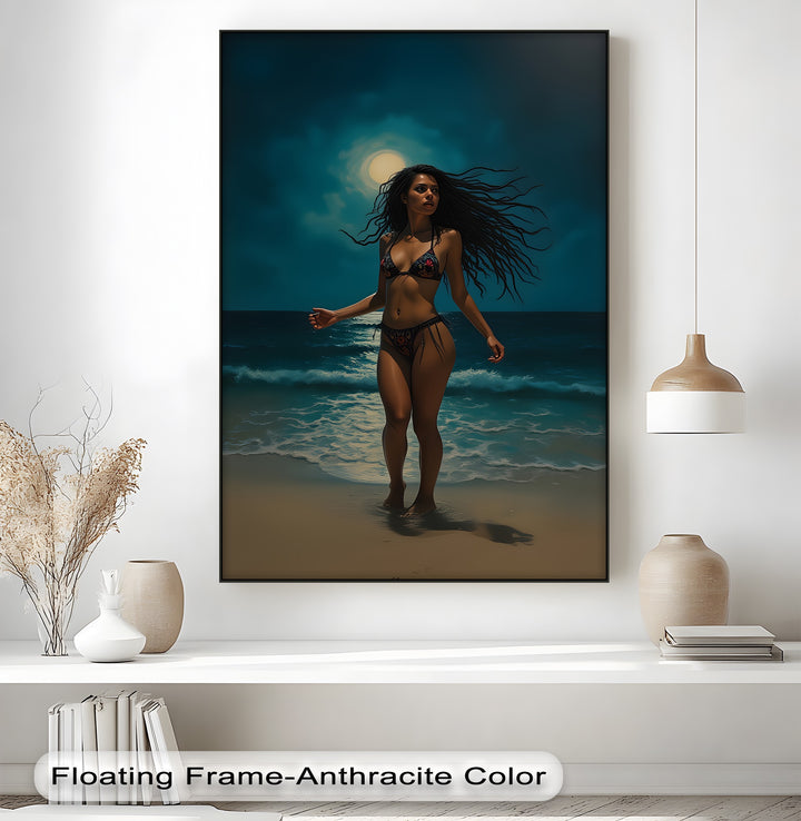 Moonlit Desire – Erotic Canvas Print