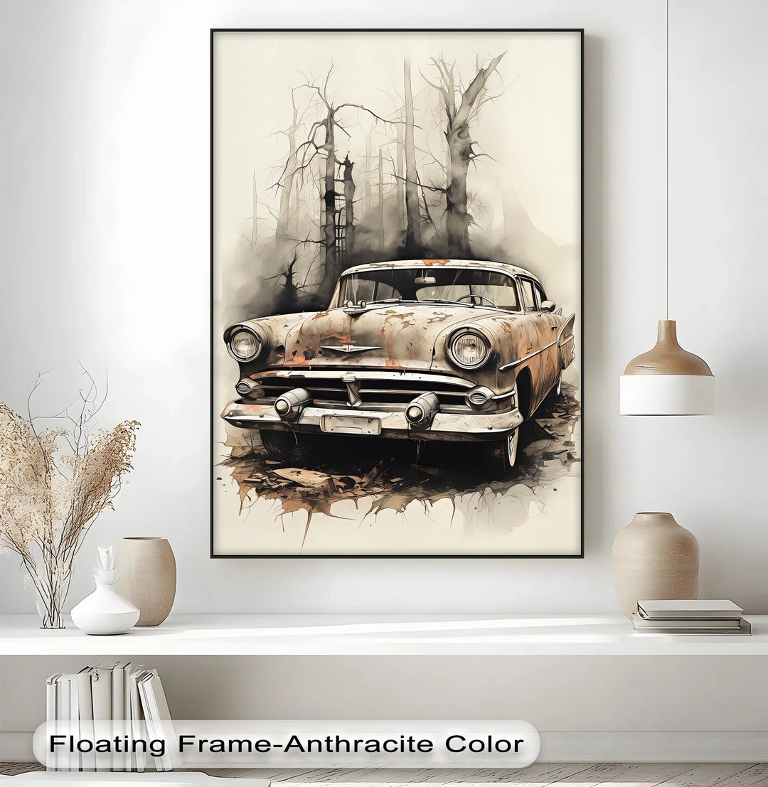 Haunted Forest Ride – Car Canvas Print - MyPhotoStation