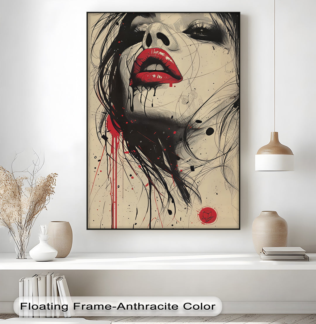 Crimson Desire – Erotic Canvas Prints | Artwork Canvas