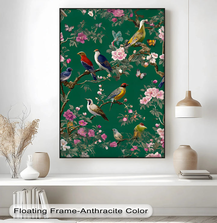 Songbirds and Blossoms – Chino Canvas Print