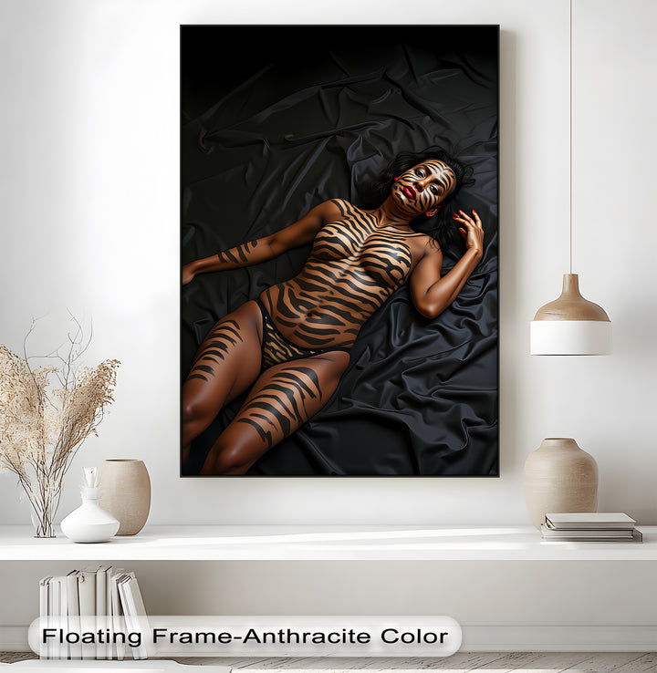 Wild Seduction – Exotic Erotic Framed Canvas Wall Art