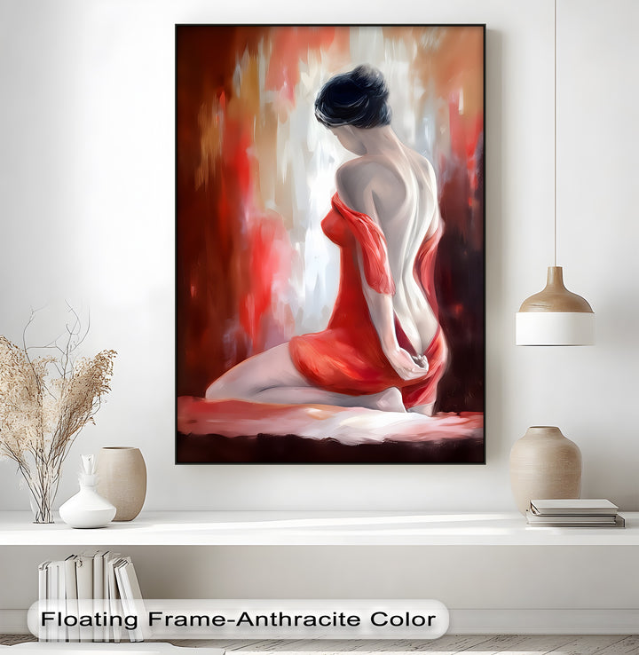 Velvet Reverie – Erotic Canvas Print