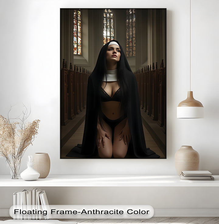 Sacred Temptation – Erotic Canvas Print
