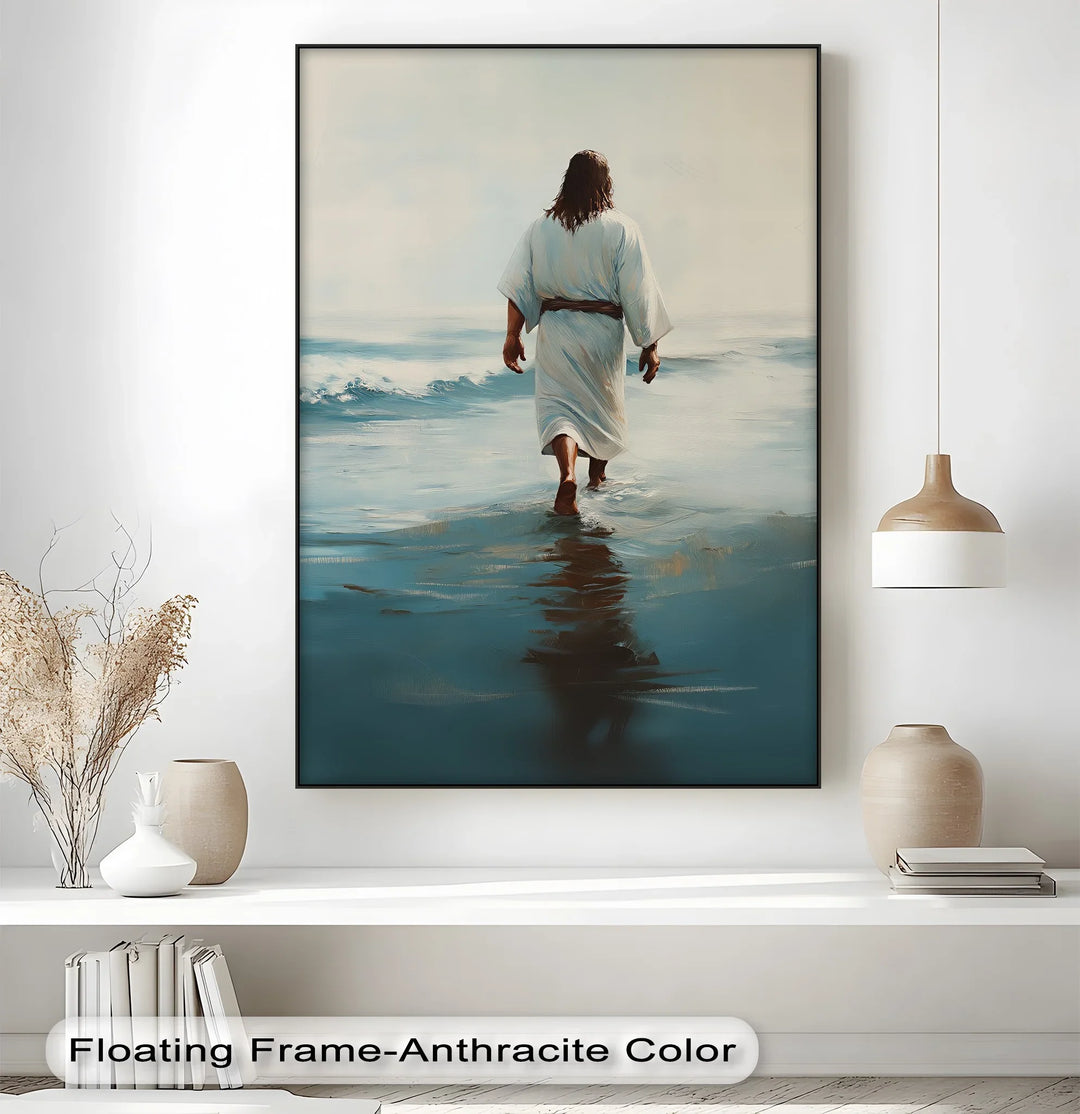 Divine Path – Jesus Walking on Water Canvas Prints - MyPhotoStation