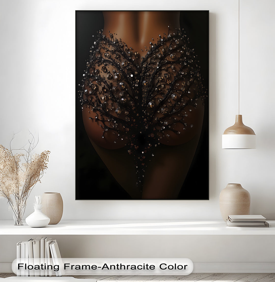 Midnight Bloom – Luxury Erotic Canvas Wall Art | Artwork Canvas