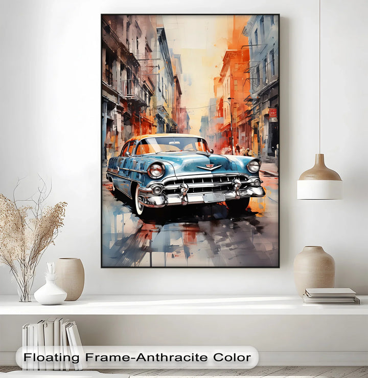 Classic Cadillac in Havana – Vintage Car Canvas Print - MyPhotoStation