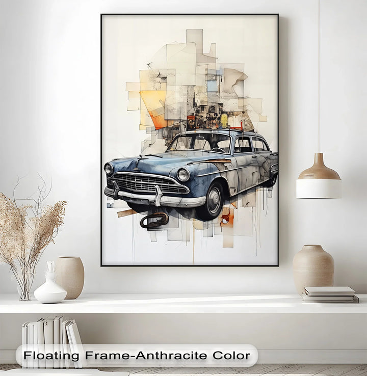 Urban Mechanic Memory – Car Canvas Print - MyPhotoStation