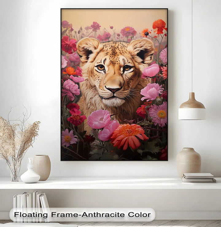 Wild Grace Among Blossoms – Animal Canvas Print - MyPhotoStation