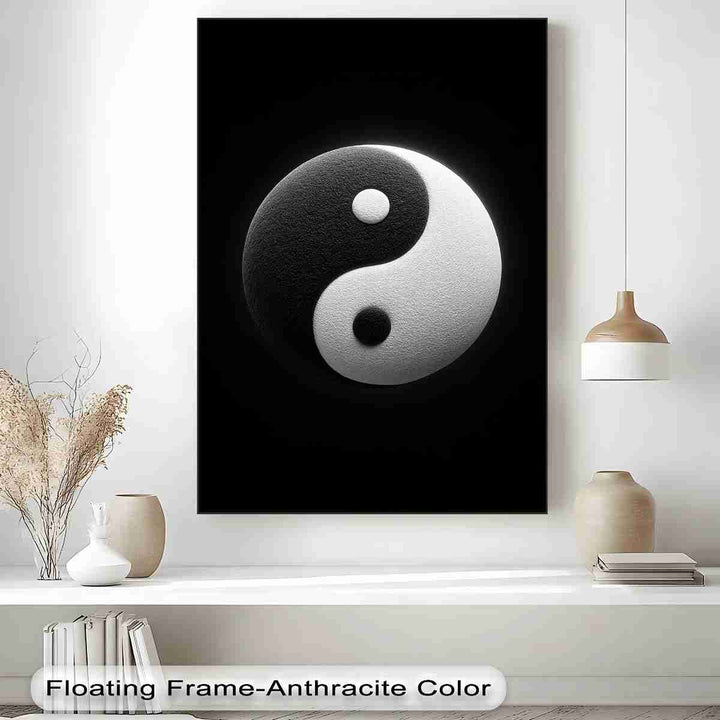 Balance Within – Yin Yang Symbol Inspirational Canvas Print