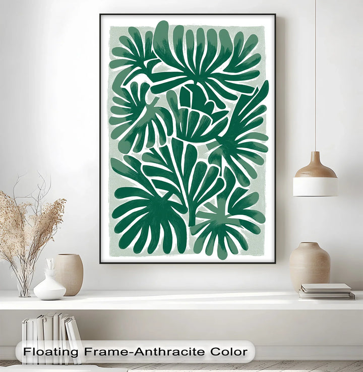 Tropical Frond Symphony – Bold Green Botanical Canvas Print - MyPhotoStation