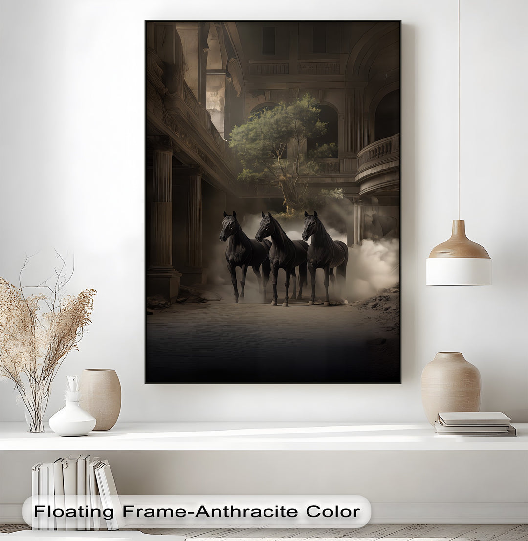 Guardians of the Forgotten Hall – Dark Horse Fantasy Canvas Print