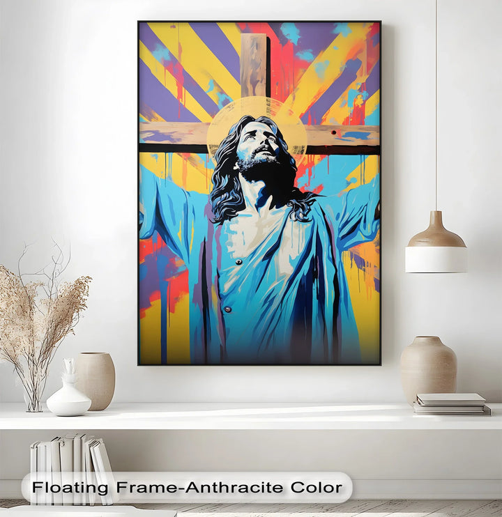 Radiant Savior – Modern Jesus Canvas Prints - MyPhotoStation