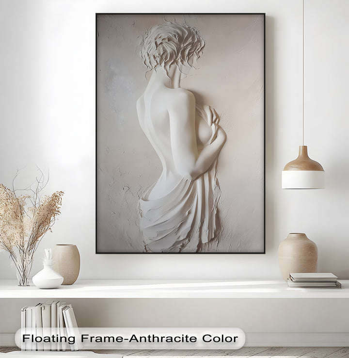 Whispers in Ivory – Erotic Canvas Print
