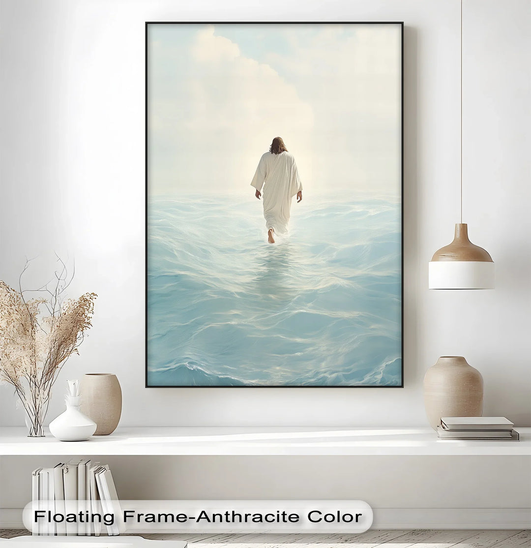 Divine Calm – Jesus Walking on Water Canvas Print - MyPhotoStation