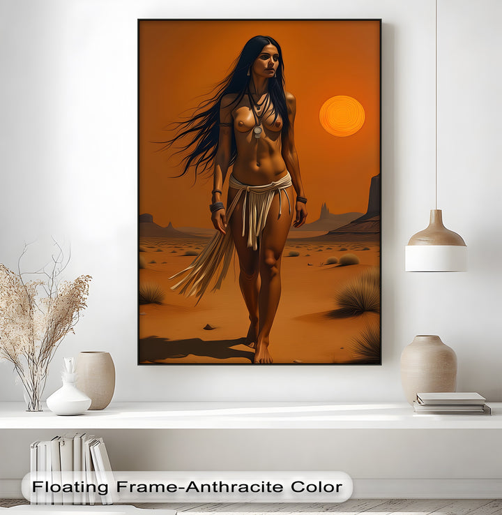 Desert Spirit – Sexy Canvas Wall Art | Framed Artwork