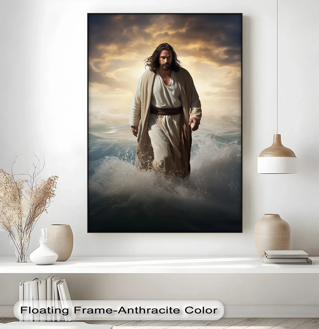 Divine Path – Jesus on the Sea Canvas Prints - MyPhotoStation
