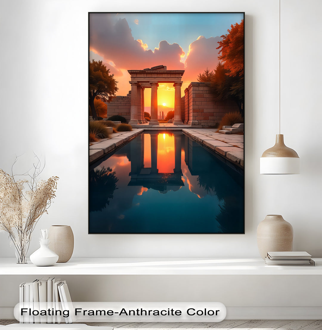 Sunset Serenity – Ancient Gate Canvas Print