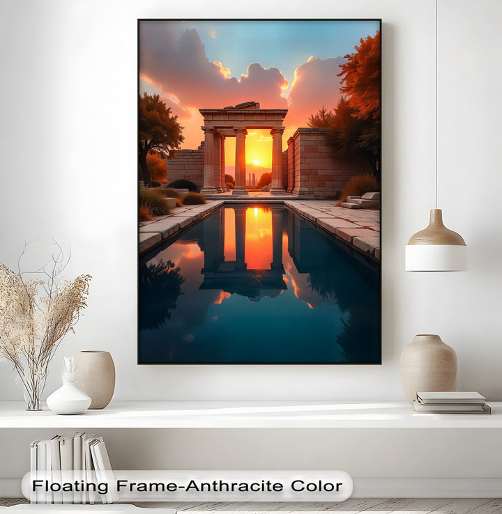 Sunset Serenity – Ancient Gate Canvas Print