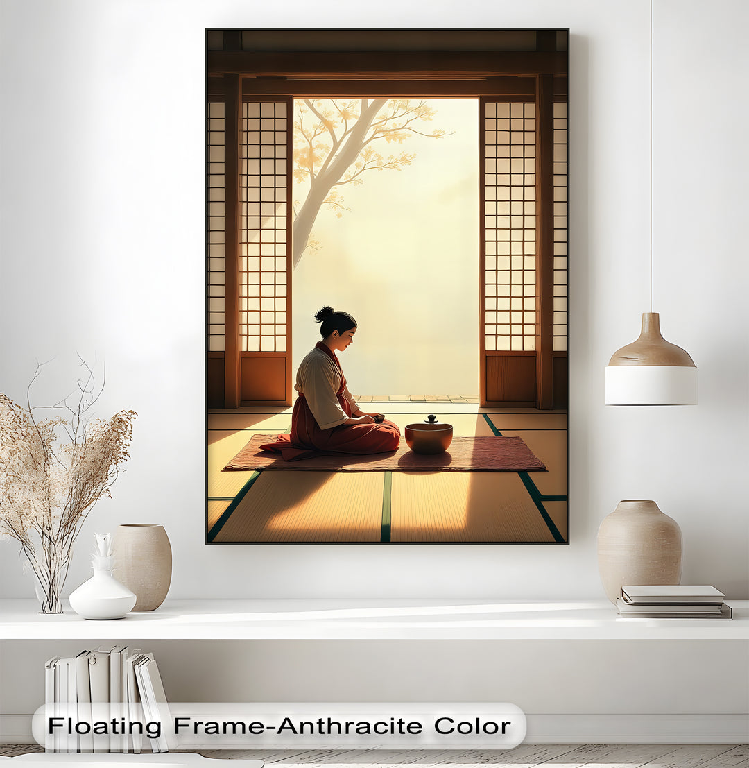 Tranquil Ritual – Japanese Tea Ceremony Canvas Print | Artwork Canvas